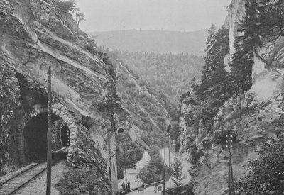 Gorges de Moutier (zwart-wit foto) door Swiss Photographer
