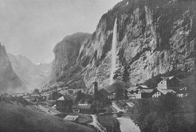 Lauterbrunnen, Staubbach Waterval door Swiss Photographer