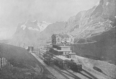 Petite Scheidegg en de Wetterhorn door Swiss Photographer