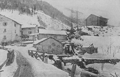 Dorp Praz de Fort, Route du St-Bernard door Swiss Photographer