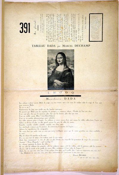 Dada Revue 391, nr. 8, Zürich, februari 1919 door Swiss School