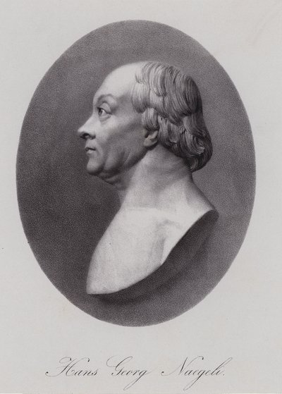 Hans Georg Nageli, Zwitserse componist en uitgever door Swiss School