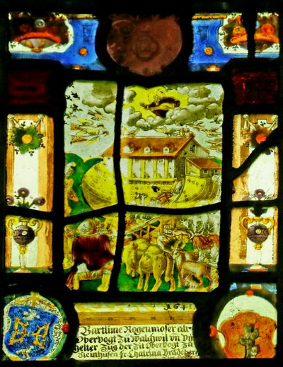 De Ark van Noach, 1641 door Swiss School