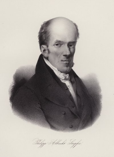 Philipp Albert Stapfer, Zwitsers politicus en filosoof (gravure) door Swiss School