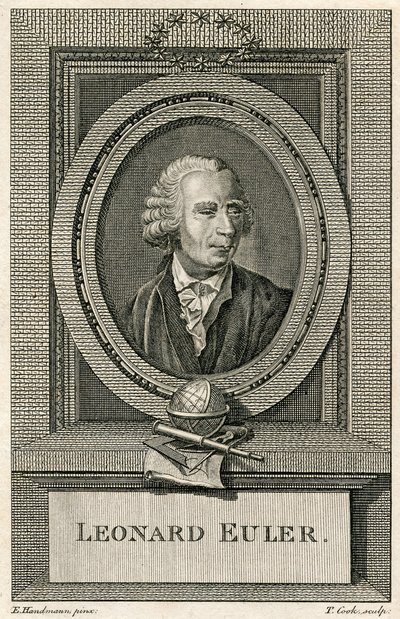 Portret van Leonard Euler door Swiss School
