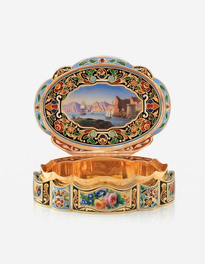Presentatie Snuifdoos voor de Oosterse Markt, Genève, ca. 1830 door Swiss School