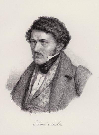 Samuel Amsler, Zwitserse graveur (gravure) door Swiss School