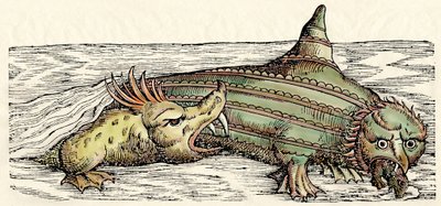 Zeewezens, illustratie uit 
