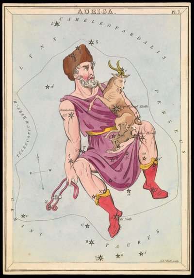 Auriga, ca. 1825 door Sydney Hall