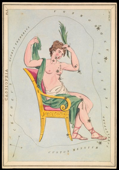 Cassiopeia, ca. 1825 door Sydney Hall