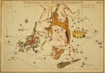 Hercules en Corona Borealis, Illustratie uit 