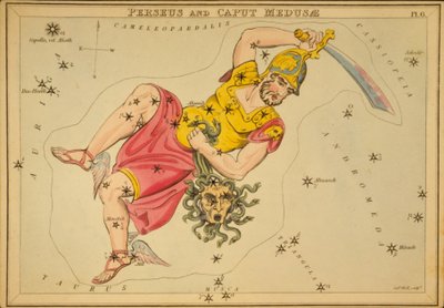Perseus en Caput Medusa, Illustratie uit 
