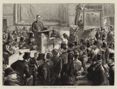 Een grote schilderijenverkoop bij Christie