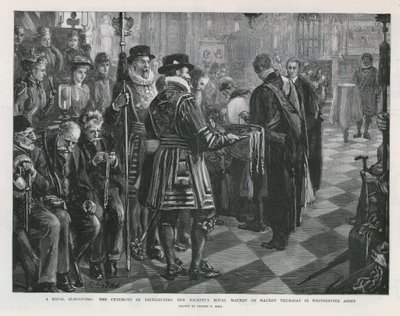 Een koninklijke aalmoes door Sydney Prior Hall