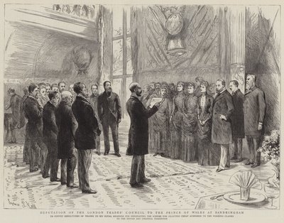Afvaardiging van de London Trades