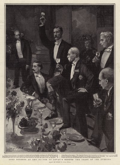Lord Roberts bij het Diner voor Lovat