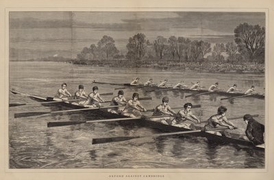Oxford tegen Cambridge door Sydney Prior Hall