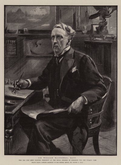 Sir William MacCormac, Baronet door Sydney Prior Hall