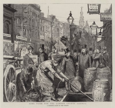 Enig werk voor de London County Council door Sydney Prior Hall
