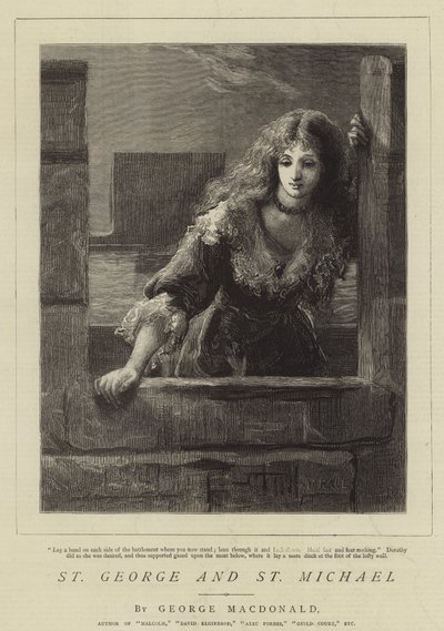 Sint Joris en Sint Michaël door Sydney Prior Hall