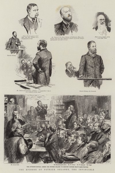 De Episode van Patrick Delaney, de Onoverwinnelijke door Sydney Prior Hall