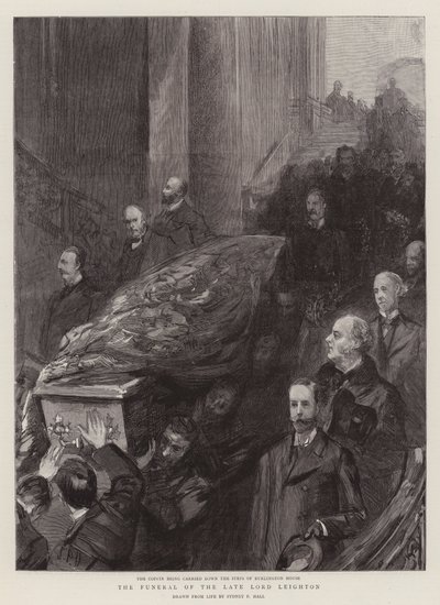 De Begrafenis van wijlen Lord Leighton door Sydney Prior Hall