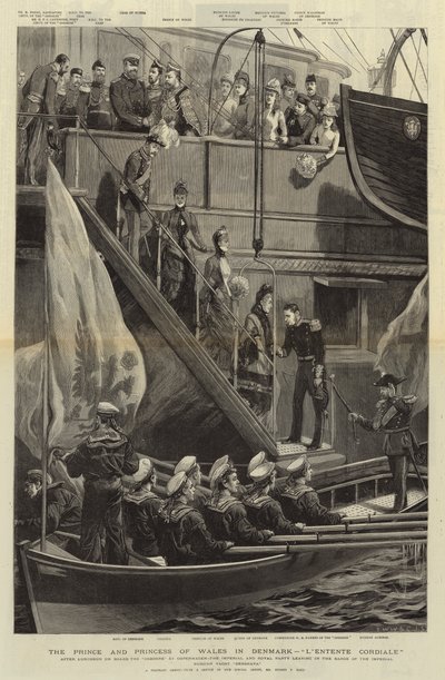 De prins en prinses van Wales in Denemarken, L