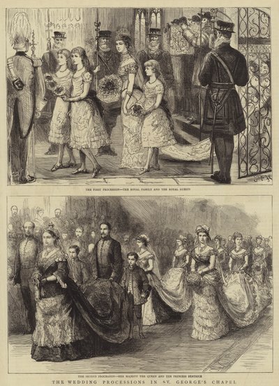 De huwelijksprocessies in de St. George