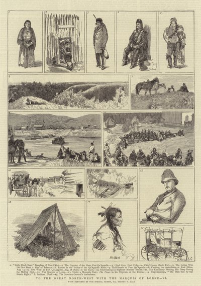 Naar het Grote Noordwesten met de Markies van Lorne, VI door Sydney Prior Hall