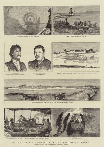 Naar het Grote Noordwesten met de Markies van Lorne, V door Sydney Prior Hall