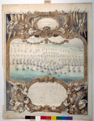 Zeeslag bij Agouste, 22 april 1676 door Sylvain Bonnet