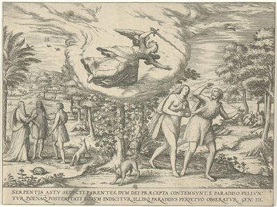 Verdrijving uit het Paradijs door Symon Novelanus (attributed to)
