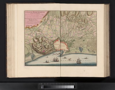 Gezicht op Bornos door Symon Novelanus (possibly)
