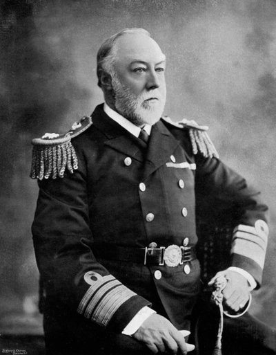 Vice-admiraal Sir Henry Fairfax, Britse marineofficier, 1896 door Symonds and Co