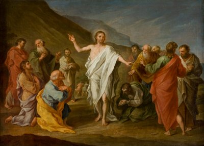Christus verschijnt aan de apostelen na de opstanding door Szymon Czechowicz