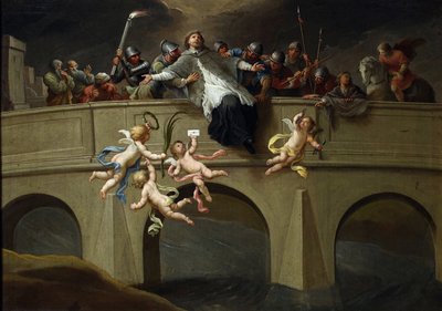 Het martelaarschap van Sint Jan Nepomuk door Szymon Czechowicz