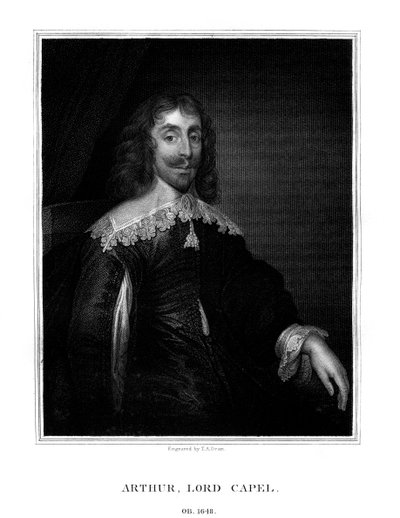 Arthur Capel, 1e Baron Capel, Engelse royalist door T. A. Dean