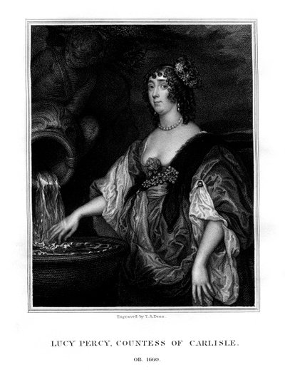 Lucy Hay, Gravin van Carlisle, Engelse socialite, 1825 door T. A. Dean