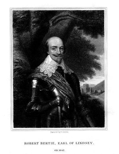 Robert Bertie, 1e graaf van Lindsey, 1827 door T. A. Dean