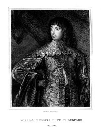 William Russell, 1e Hertog van Bedford, Britse soldaat, 1825 door T. A. Dean
