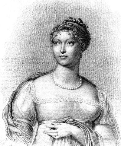Marie Louise, hertogin van Parma, tweede vrouw van Napoleon Bonaparte, 1815 door T Blood