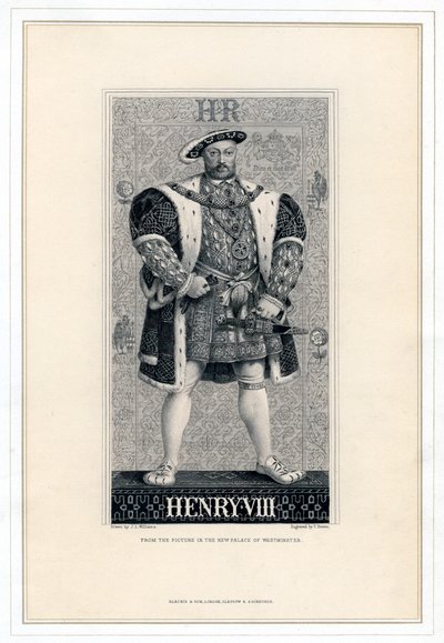 Hendrik VIII van Engeland, 1491-1547 door T. Brown