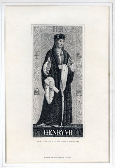 Hendrik VII van Engeland, 19e eeuw door T. Brown