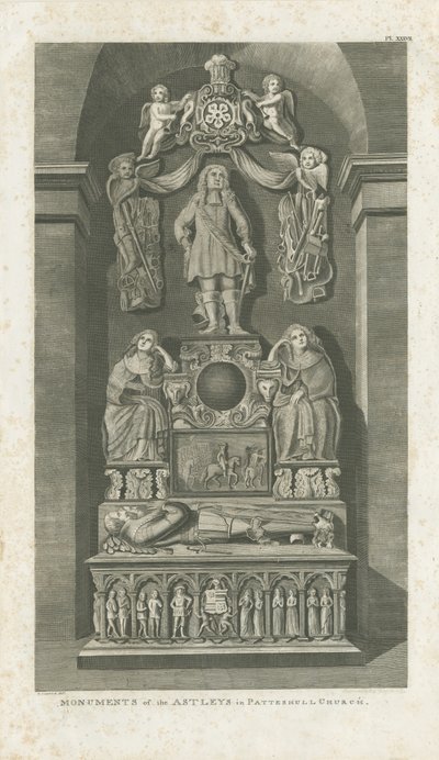 Interieur van Patshull Kerk - Astley