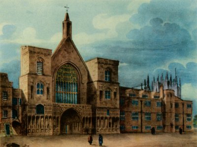 New Palace Yard en ingang naar Westminster Hall, 1947 door T. Coney