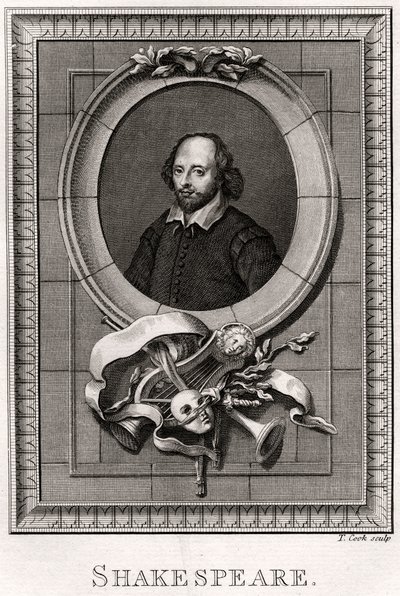 Shakespeare, 1776 door T. Cook