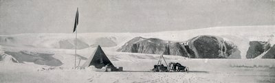 Couloir Kliffen, Granite Harbour, met het Kamp bij de Piedmont Tongue, ca. 1911, 1913 door T. Griffith Taylor