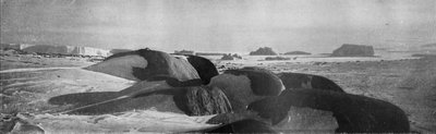 Granieten Blokken Gevlakt door Oude Gletsjers bij Cape Roberts, ca. 1911, 1913 door T. Griffith Taylor