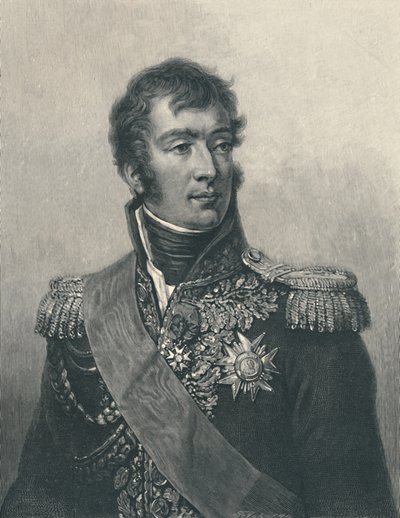 Maarschalk August-Frédéric-Louis Viesse De Marmont, Hertog van Ragusa, ca. 1810, 1896 door T. Johnson