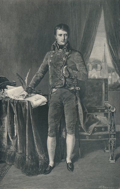 Napoleon Bonaparte, Eerste Consul, 1803-1804, 1896 door T. Johnson